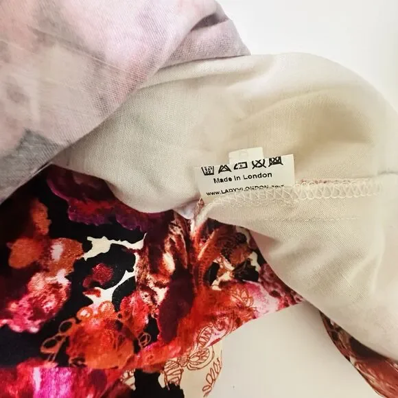 Lady Vintage London Tea Dress US 4 Hepburn Rockabilly Retro 1950s Swing Pinup - Picture 9 of 13